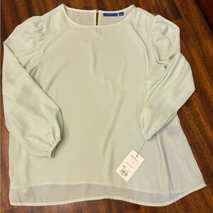 Apt. 9 Kohl's Soft Mint Blouse women’s large NWT